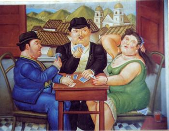 Fernando Botero : The Card Player